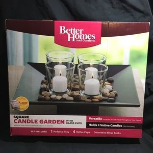 Better Homes and Gardens square candle garden